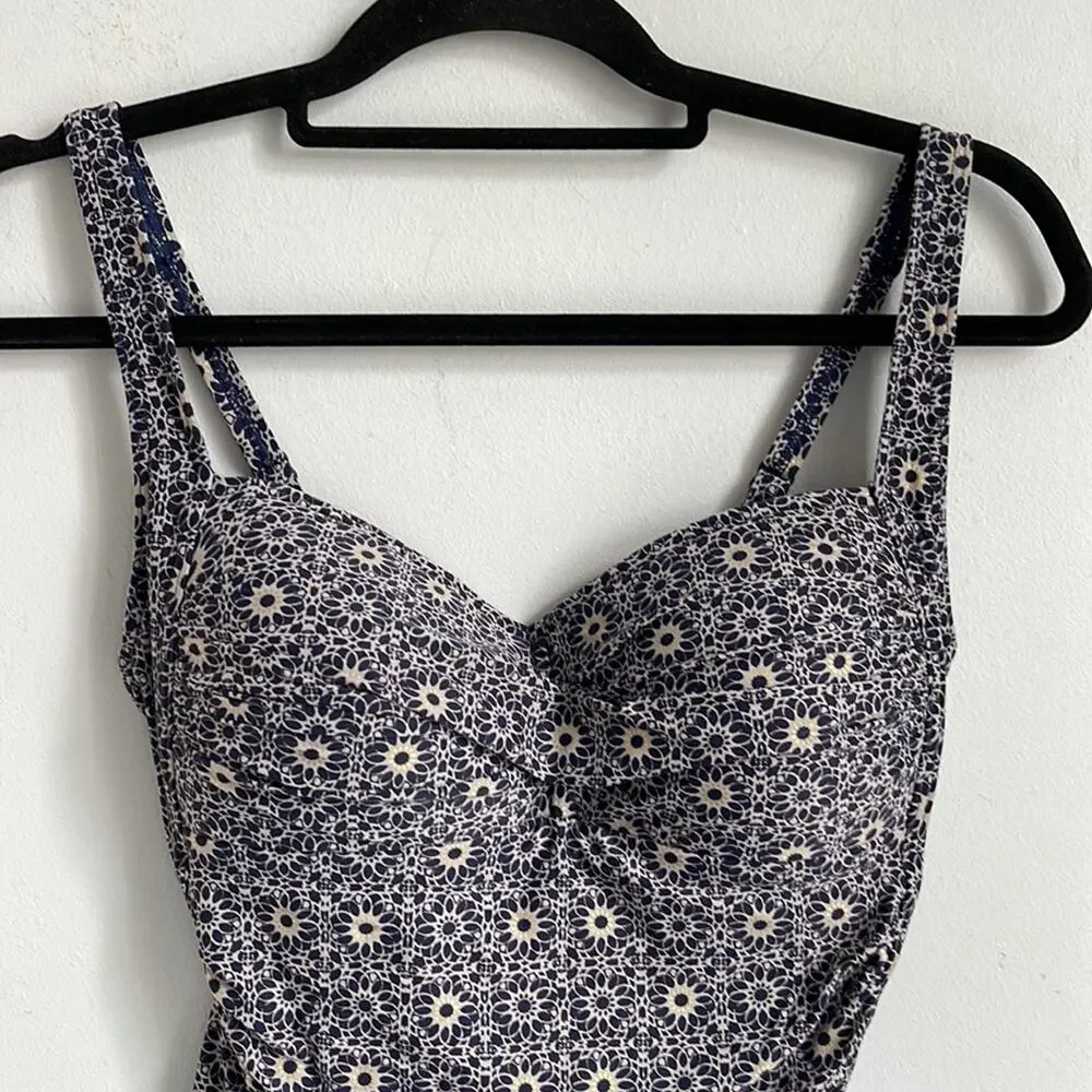 Bond-eye Australia mandala print ruched stomach slimming one piece swimsuit 8 - Picture 2 of 6